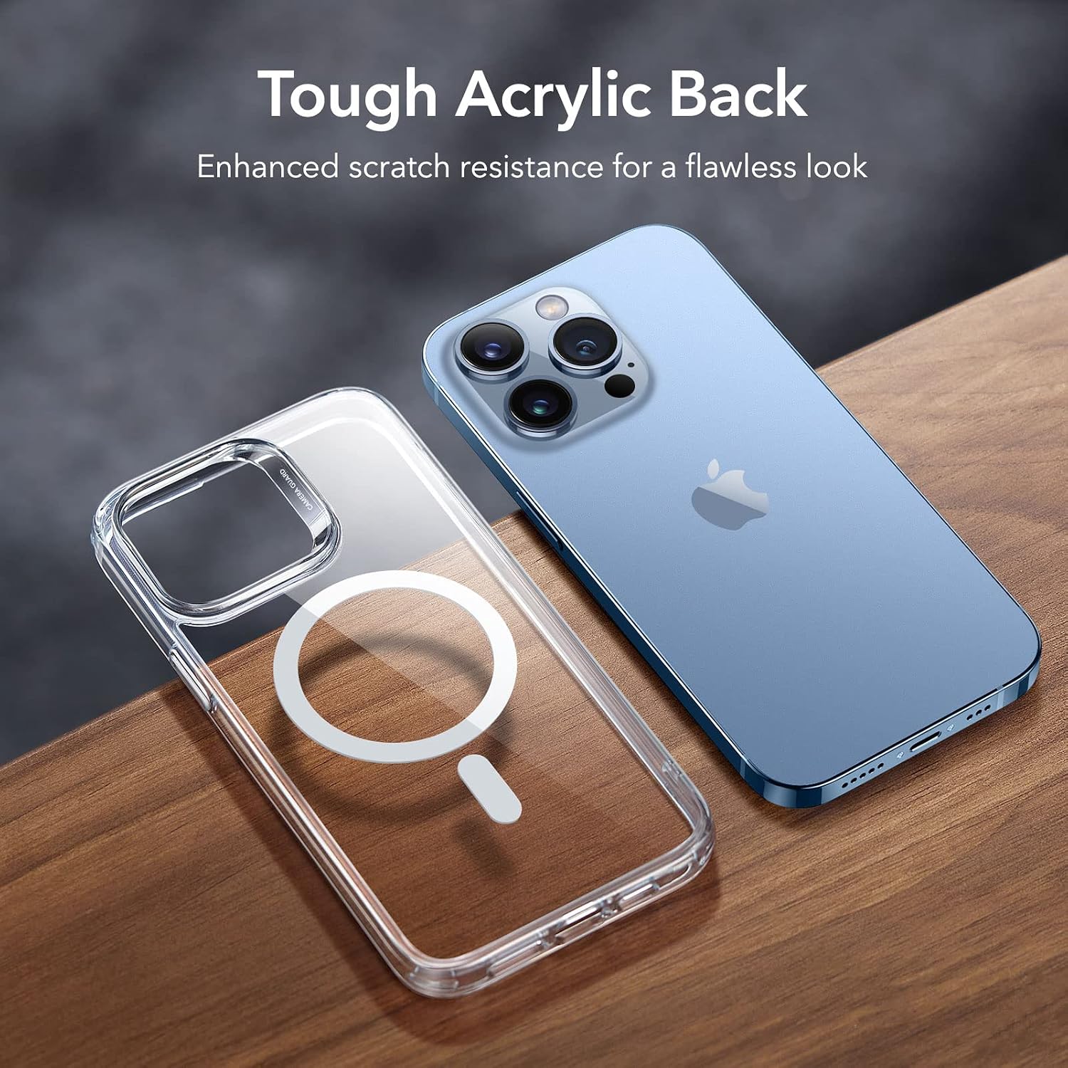 Thumbnail 6 de ESR Hybrid Case with HaloLock for iPhone 13 Pro Max (Magnetic Wireless Charging, Clear)