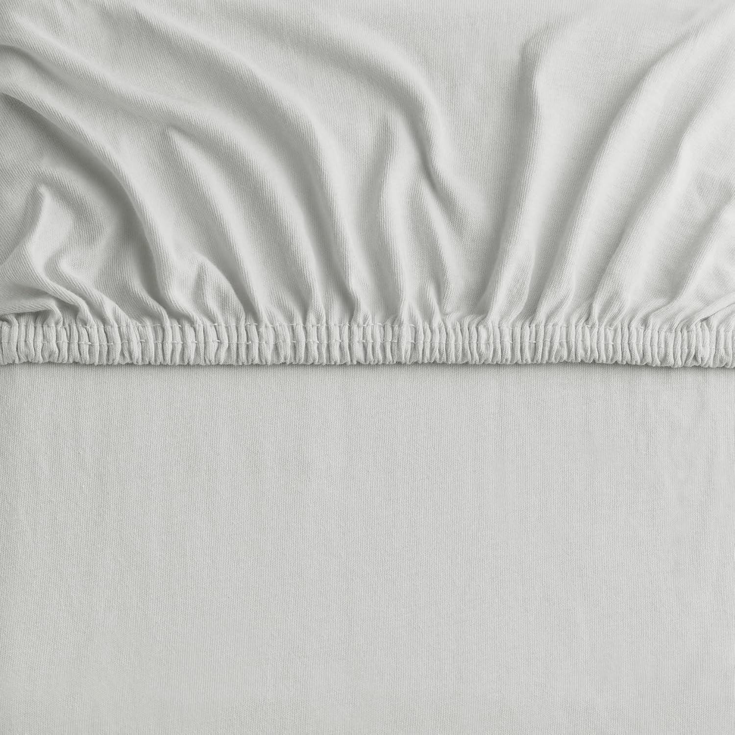 Detalle 2 de DecoKing Spannbettlaken Amber Collection 80x200 / 90x200 cm – Jersey, 100% gekämmte Baumwolle