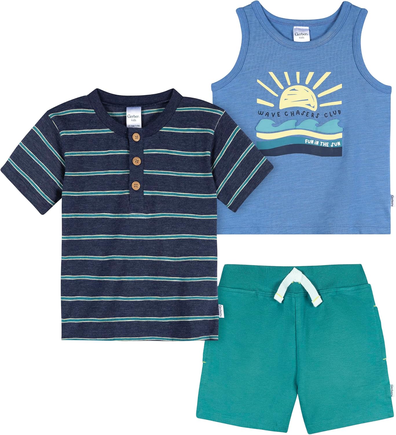 Thumbnail 6 de Gerber Baby Shirt and Shorts Set