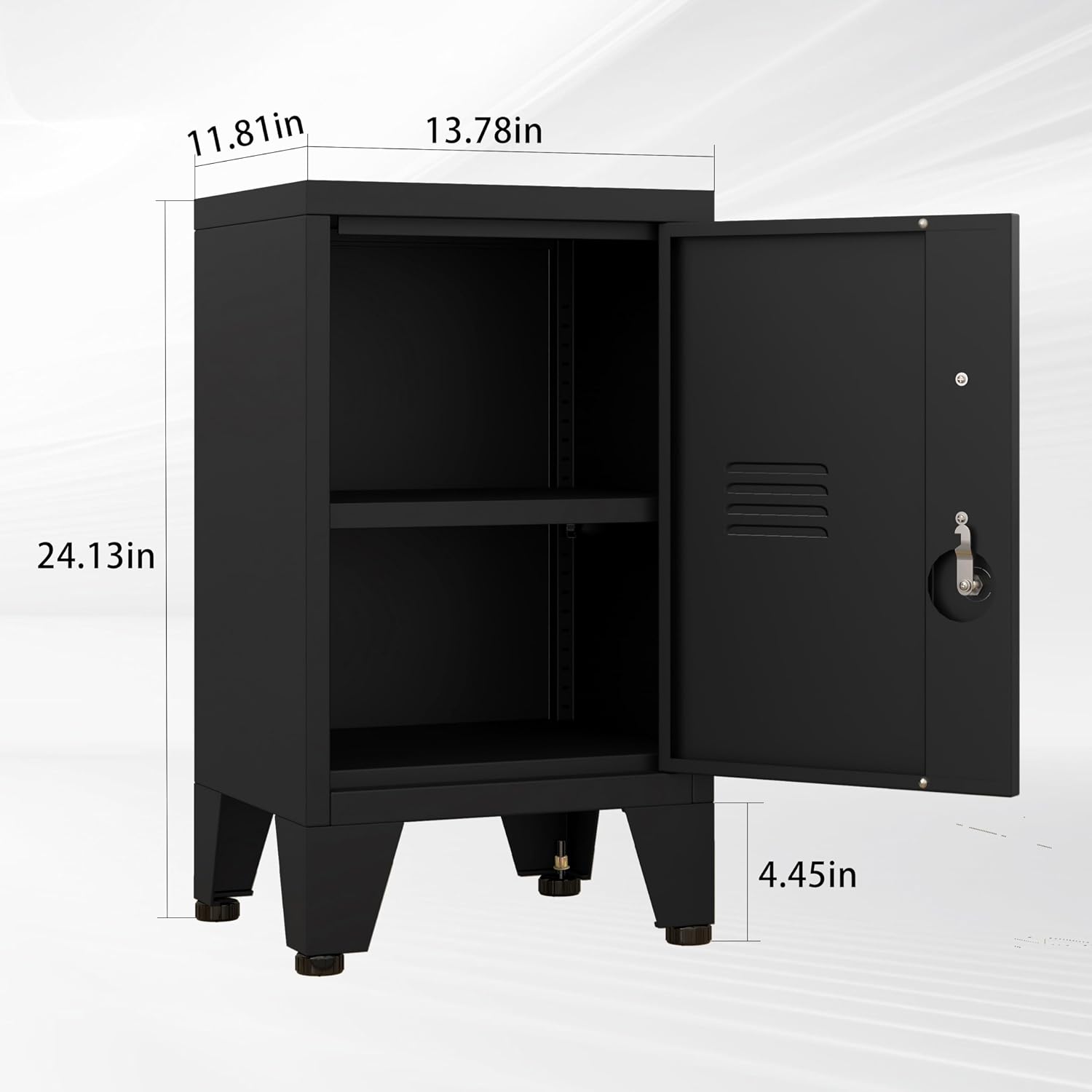 Detalle de PAOFIN Metal Nightstand