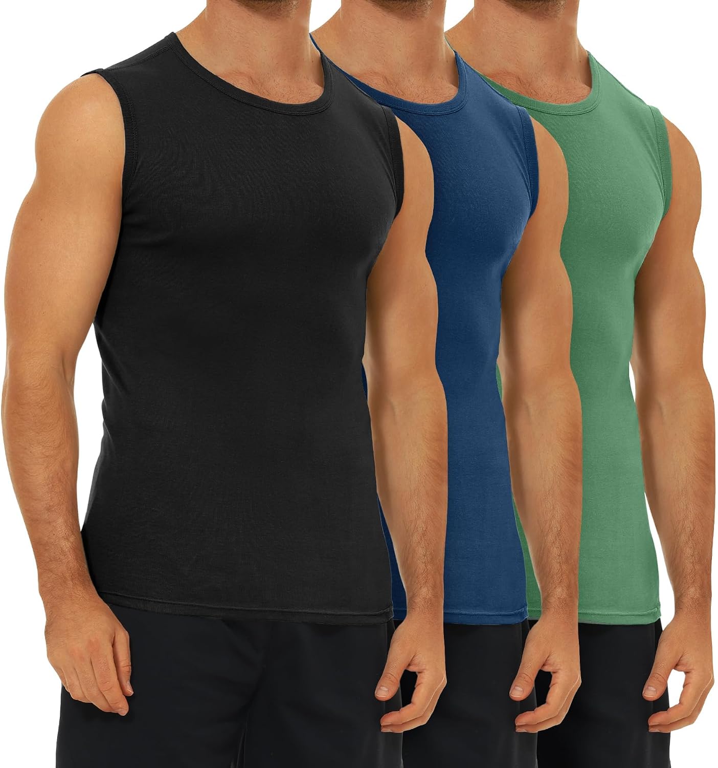 FALARY Canottiera Uomo Pacco 3 100% Cotone S-5XL