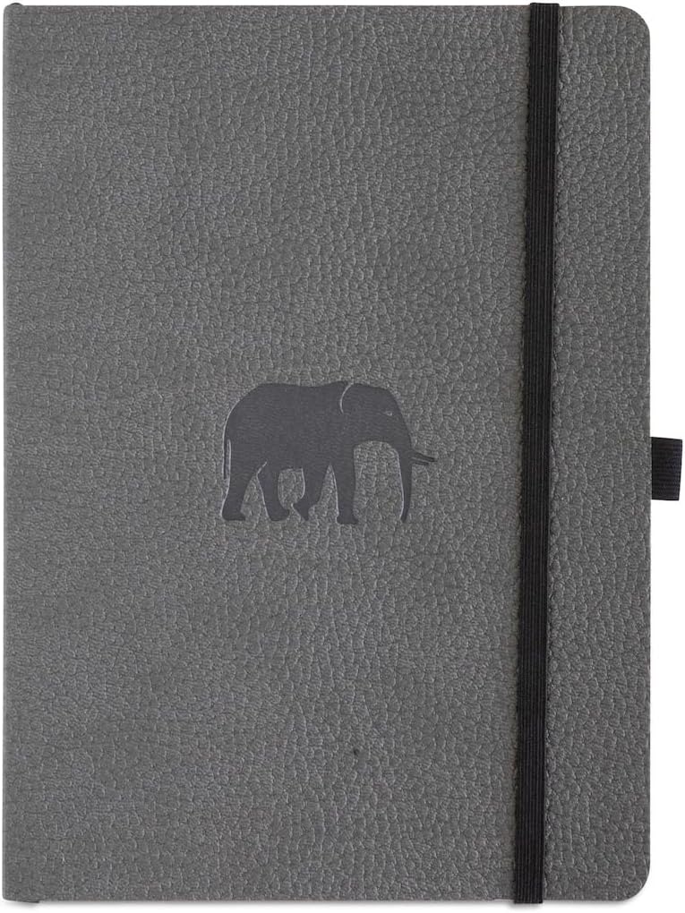Thumbnail 3 de Dingbats* Wildlife Lined Journal Notebook A5 (vegan leather, elastic closure & pocket)