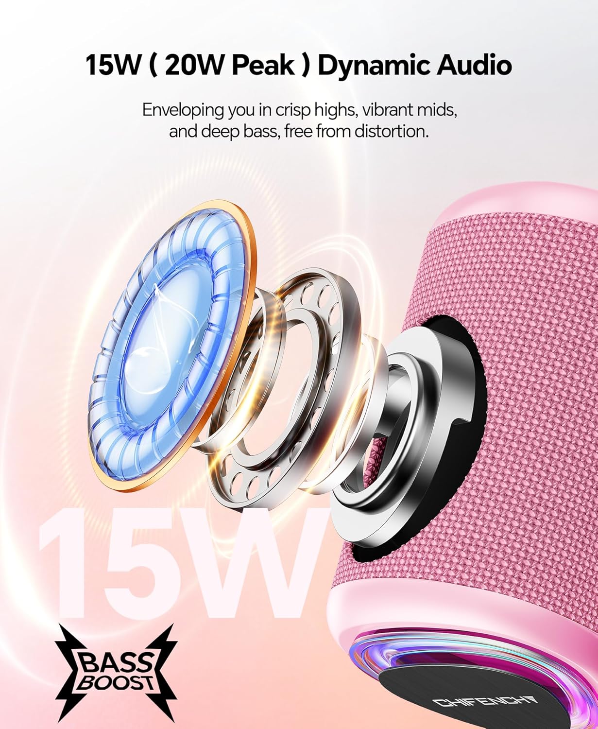 Thumbnail 1 de Portable Bluetooth Speaker Beach Essentials: Compact Power with IPX5 Waterproofing