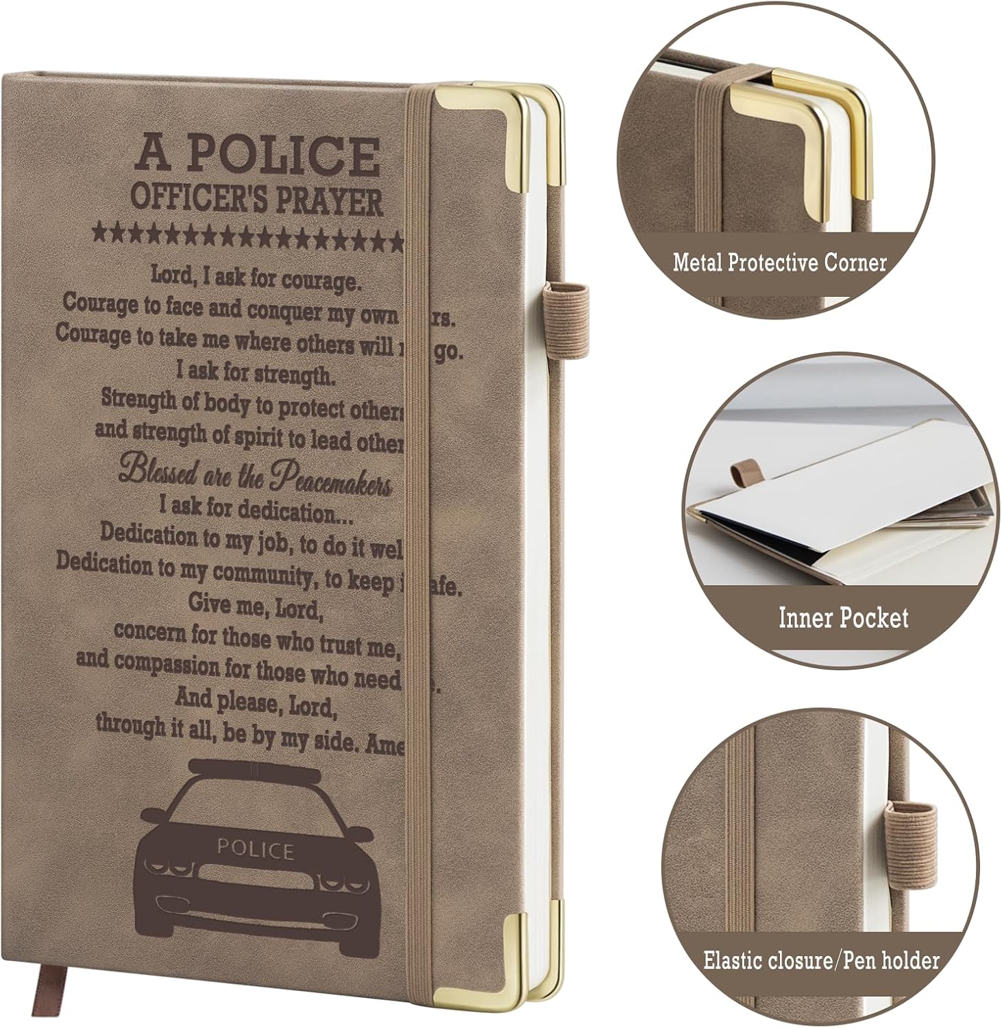 Detalle de Police Officer Journal, A5