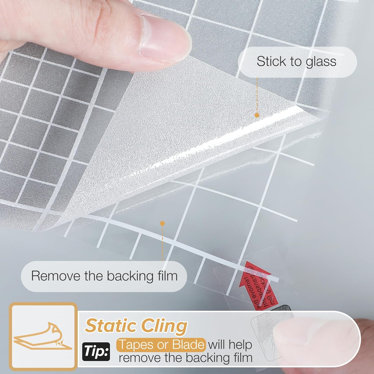 Thumbnail 5 de rabbitgoo Window Film Frosted Privacy 44.5 x 200 cm 🪟