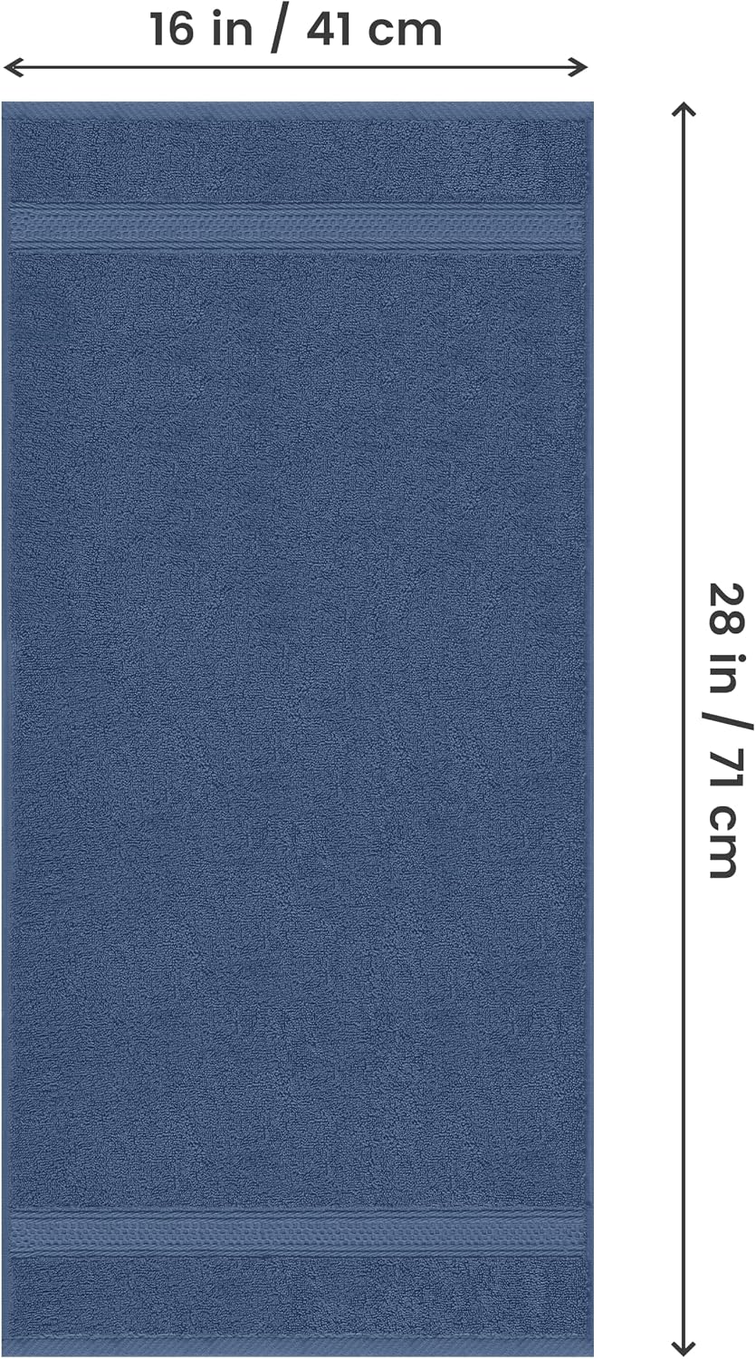 Detalle de Utopia Towels UT0737 Hand Towels, 6-Pack, 600 GSM Cotton, Navy