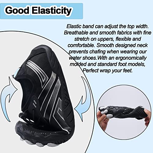 Detalle de Bravover Quick Dry Barefoot Aqua Shoes – Unisex Beach & Pool Shoes for Swim, Surf & Diving