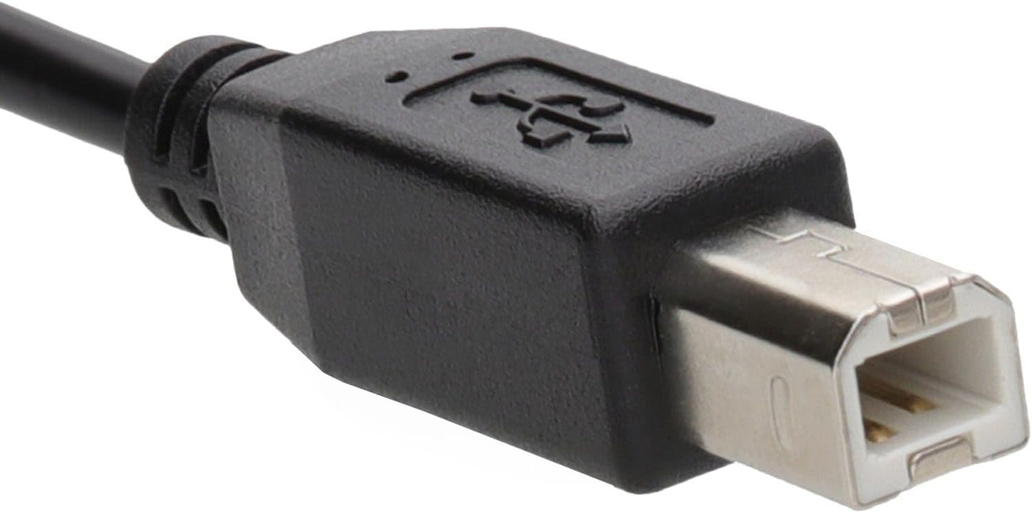 Detalle 2 de kenable USB 2.0 Printer Cable High Speed A to B Lead 24AWG 1.2m