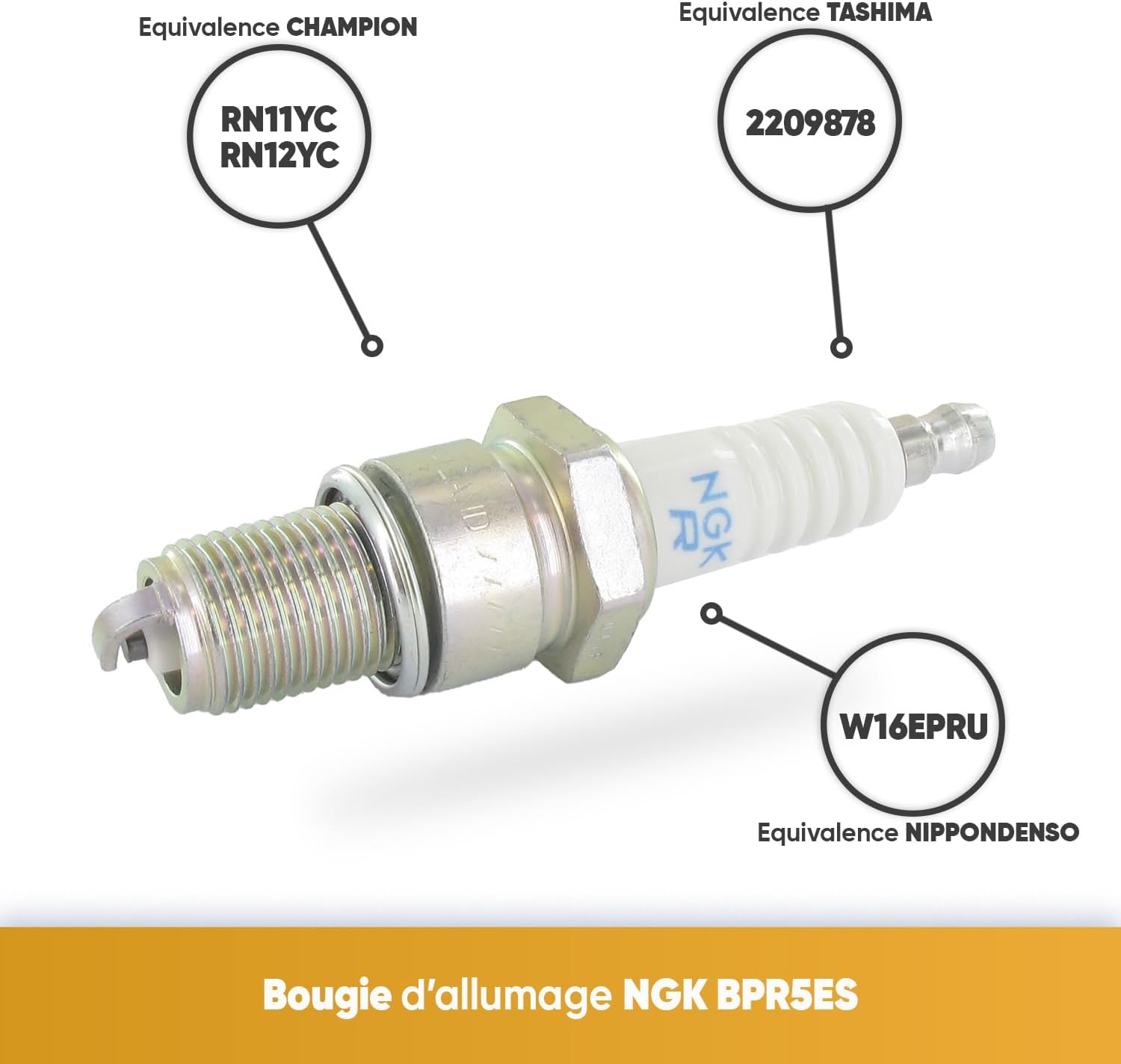 Detalle 2 de NGK BPR5ES bougie d'allumage fiable