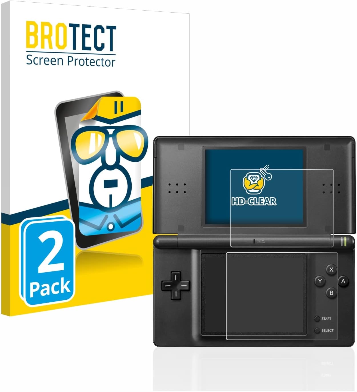Detalle de BROTECT Schutzfolie Nintendo DS LITE 2 Stück