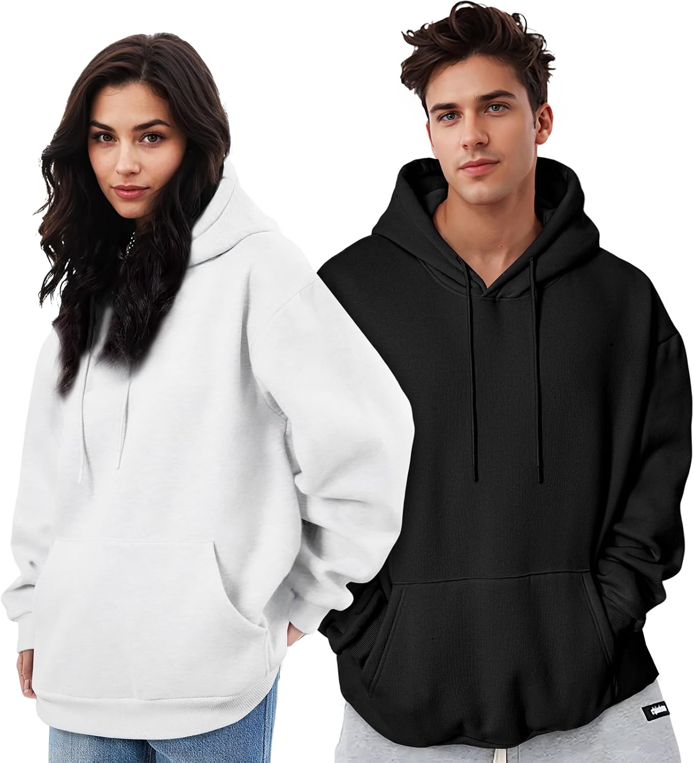 Detalle 2 de JMIERR Mens Casual Cotton Hoodie 1-Pack