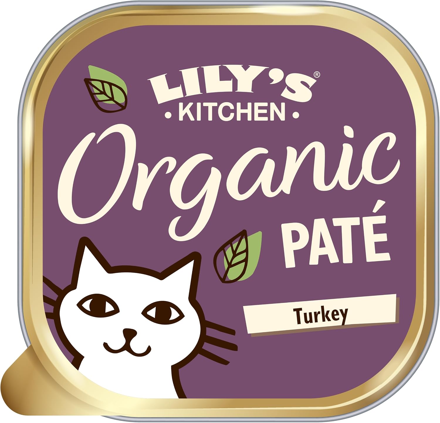 Detalle de Lily’s Kitchen Barquette Pâtée Bio pour Chats Adultes – Dinde, 19x85 g