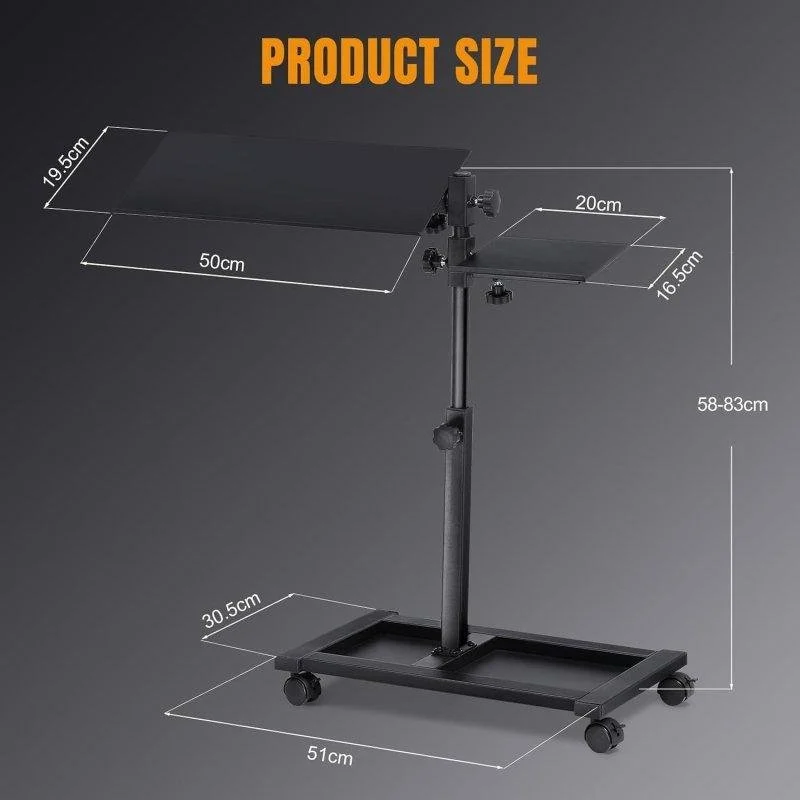 Thumbnail 1 de Soporte GTPLAYER para teclado y ratón: altura ajustable 58–83 cm con ruedas