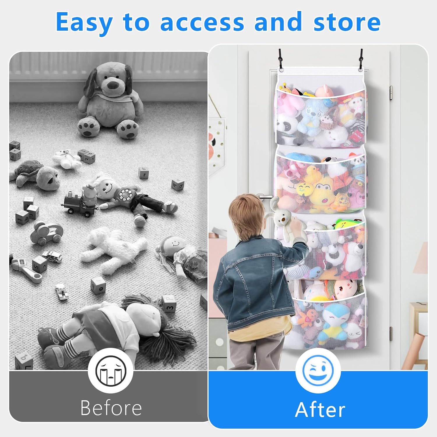 Detalle 1 de Toread Stuffed Animal Organizer 2-Pack