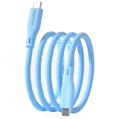 Detalle de Cable magnético USB C a USB C 60W - Sin enredos ⚡