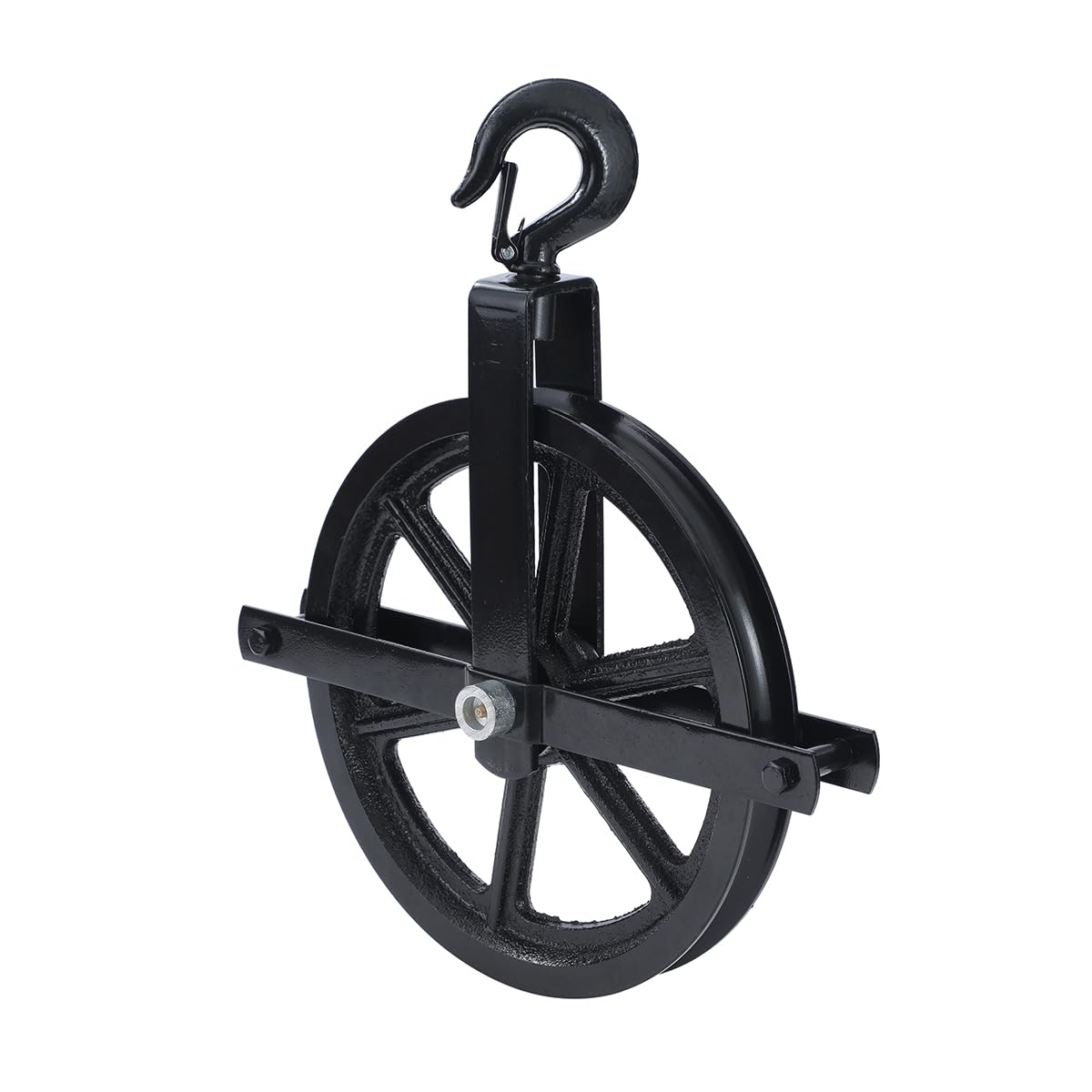 Detalle de KATSU Pulley Wheel 300mm Gin Hoist with Hook — 450kg Capacity