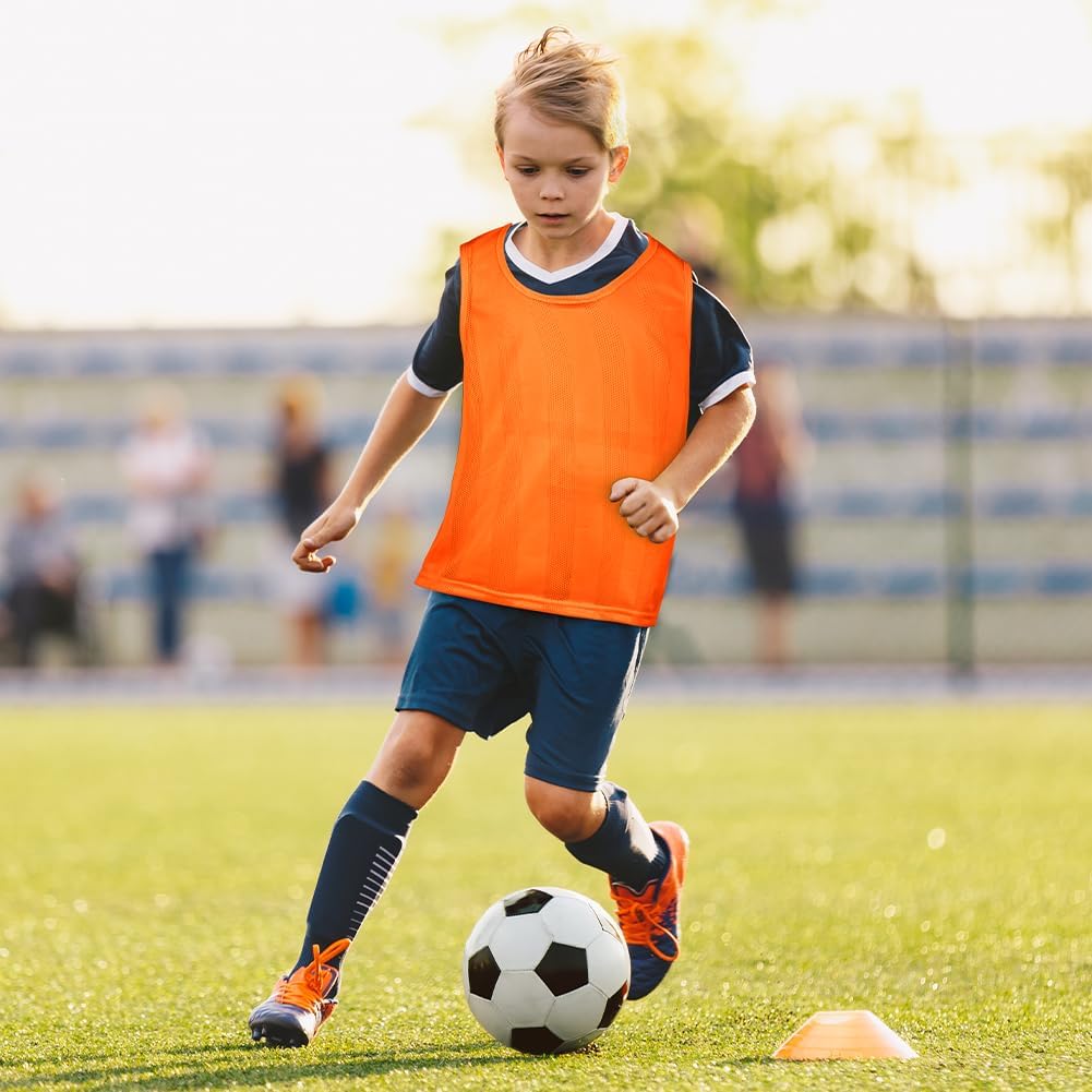 Thumbnail 6 de BSBUY 6 canottiere allenamento in rete traspirante, senza maniche, a righe (6 pezzi) verde, taglia 95