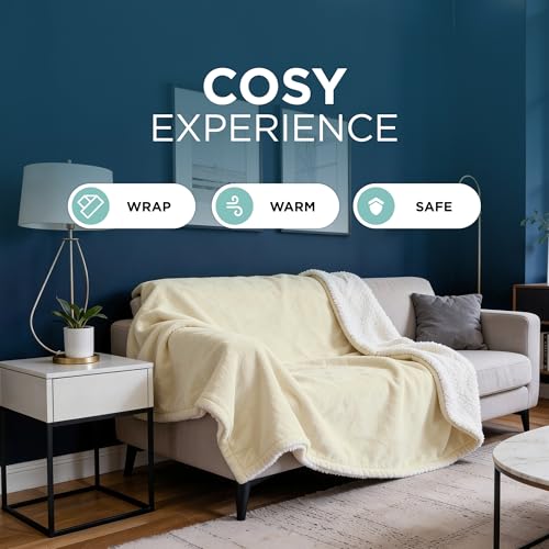 Thumbnail 6 de DMD Collective Heated Blanket (120x160cm) – Cream