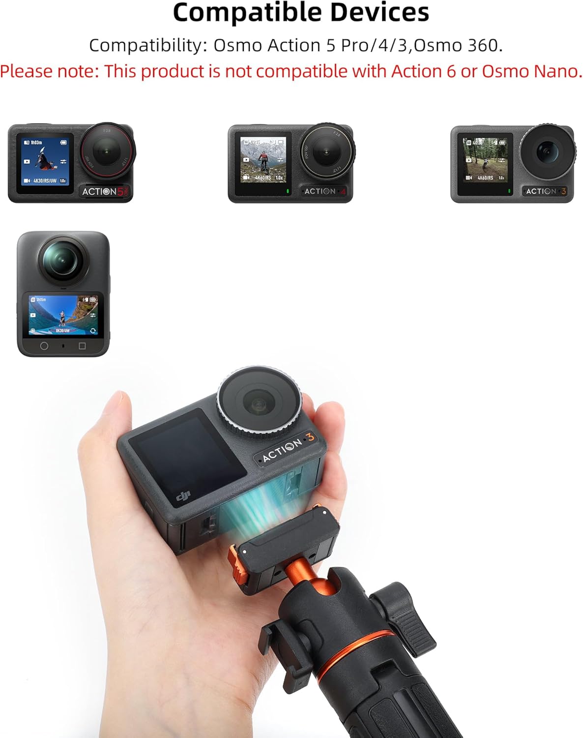 Thumbnail 1 de DJI Osmo Action 21" Mini Tripod Selfie Stick