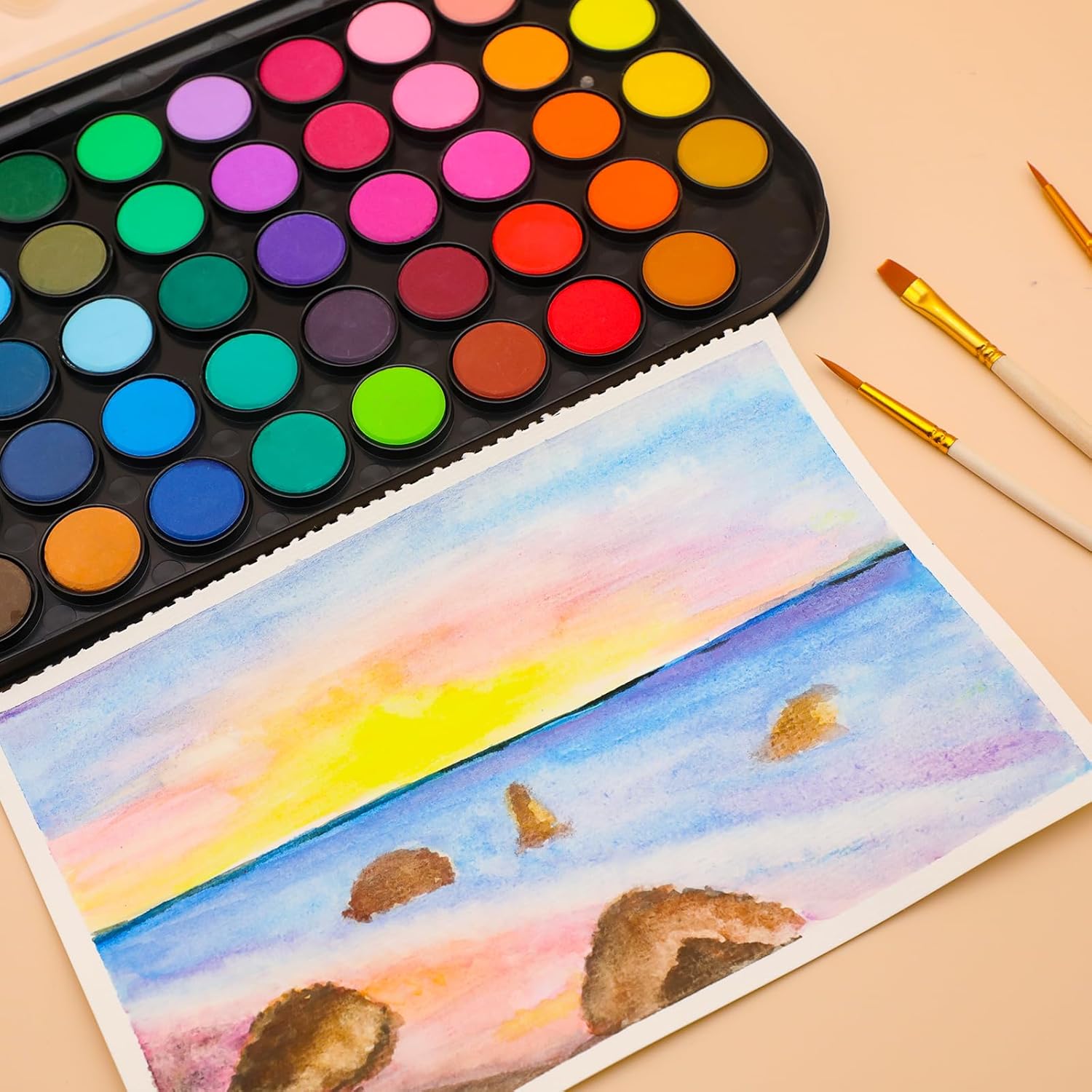 Thumbnail 5 de Artecho Aquarellfarben 48 Farben Set