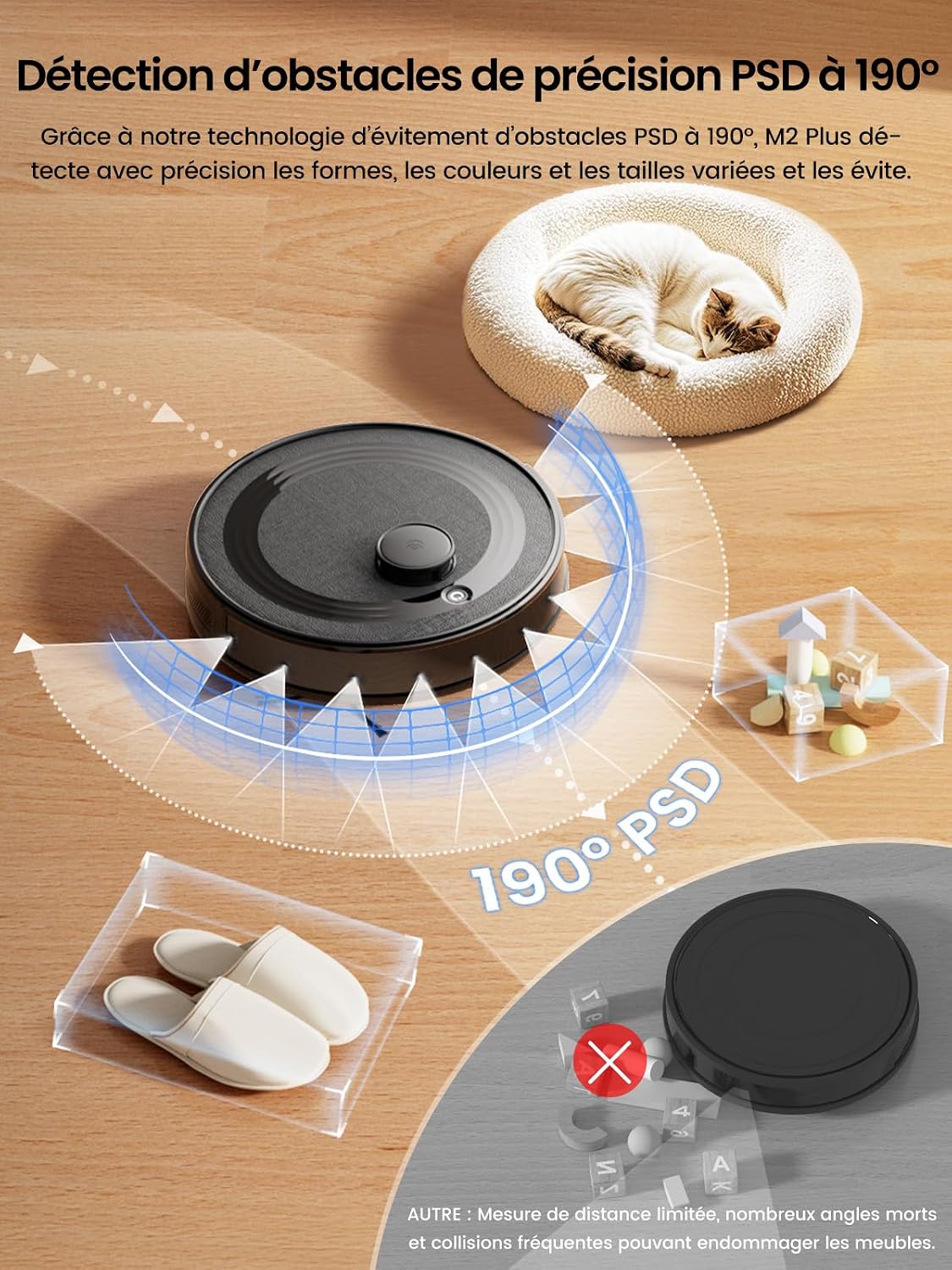 Detalle 2 de LEFANT M2 Plus aspirateur laveur 6000 Pa đ§č