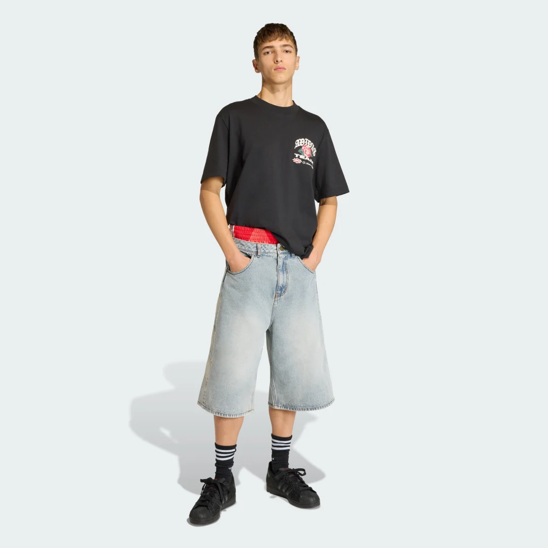 Detalle de Adidas JORTS VAQUEROS: pantalón corto vaquero azul para un look casual de verano