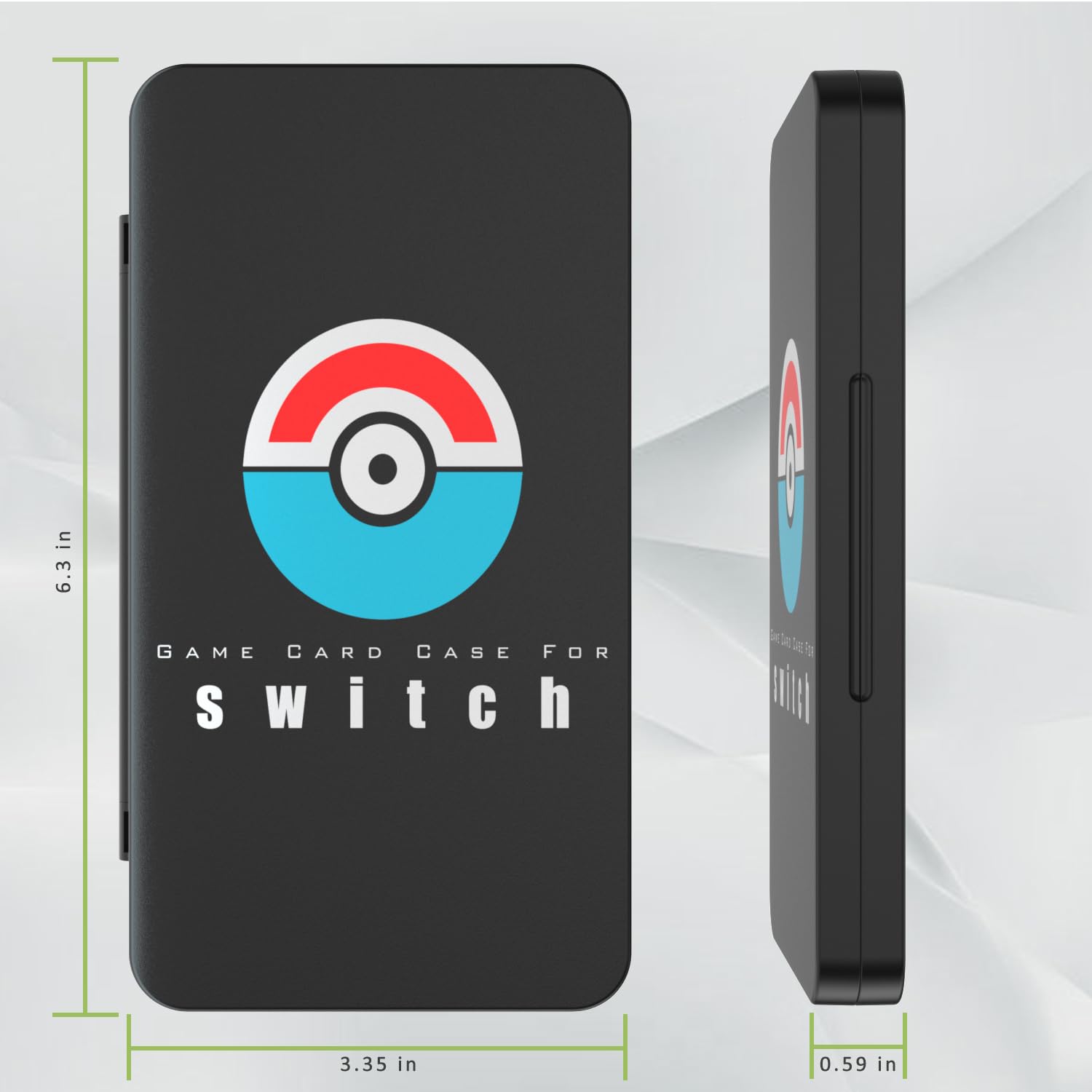Thumbnail 6 de PURBHE Switch Game Case for Nintendo Switch – 24 Cartridge Slots and 24 Micro SD Slots (Black)