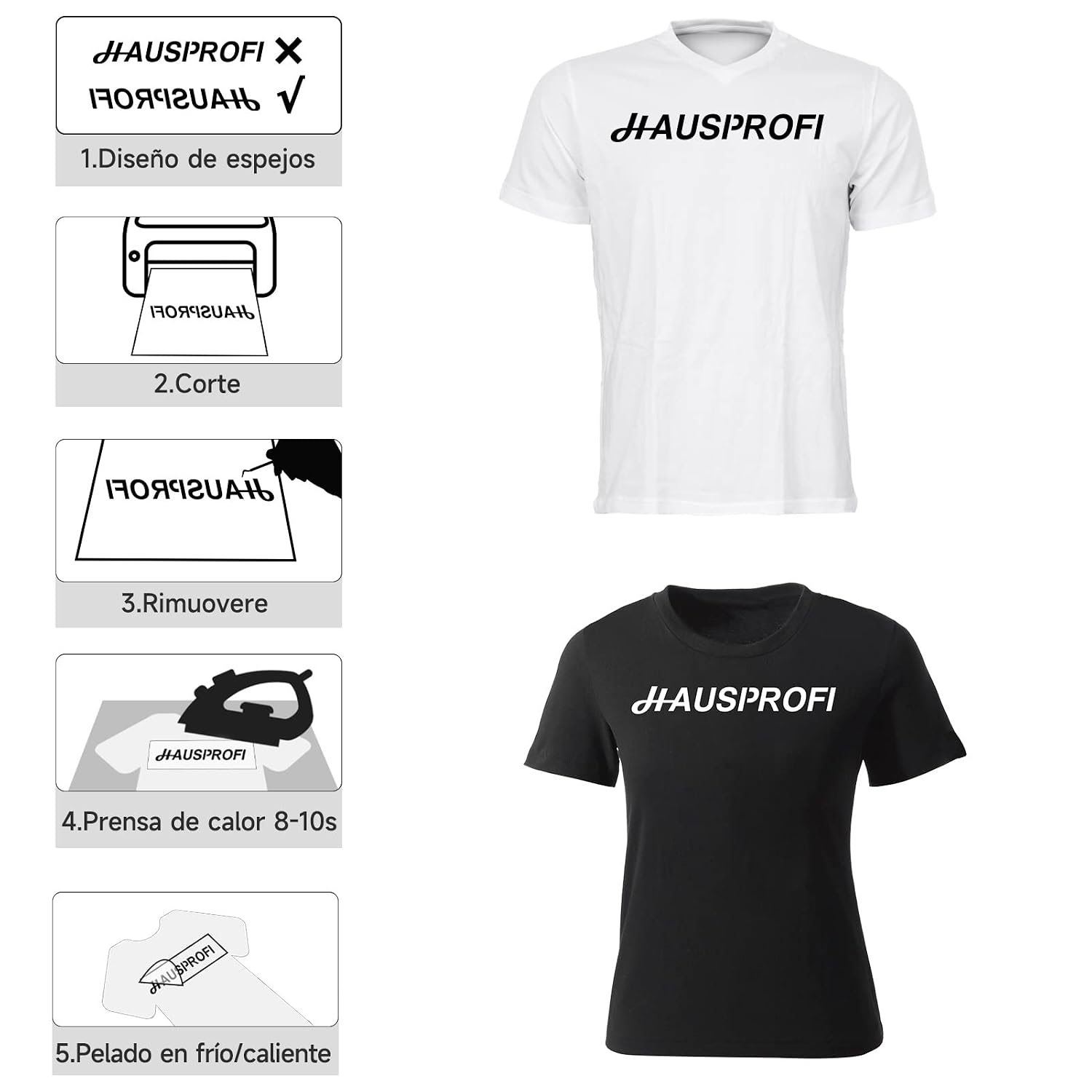 Thumbnail 6 de HAUSPROFI Vinilo Textil Termoadhesivo 30,5x400 cm