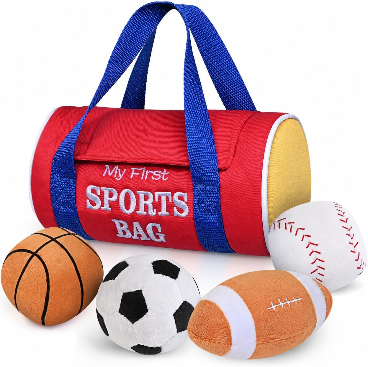 Detalle de KMUYSL Baby Toys 0-12 Months: My First Sports Bag Plush Toy