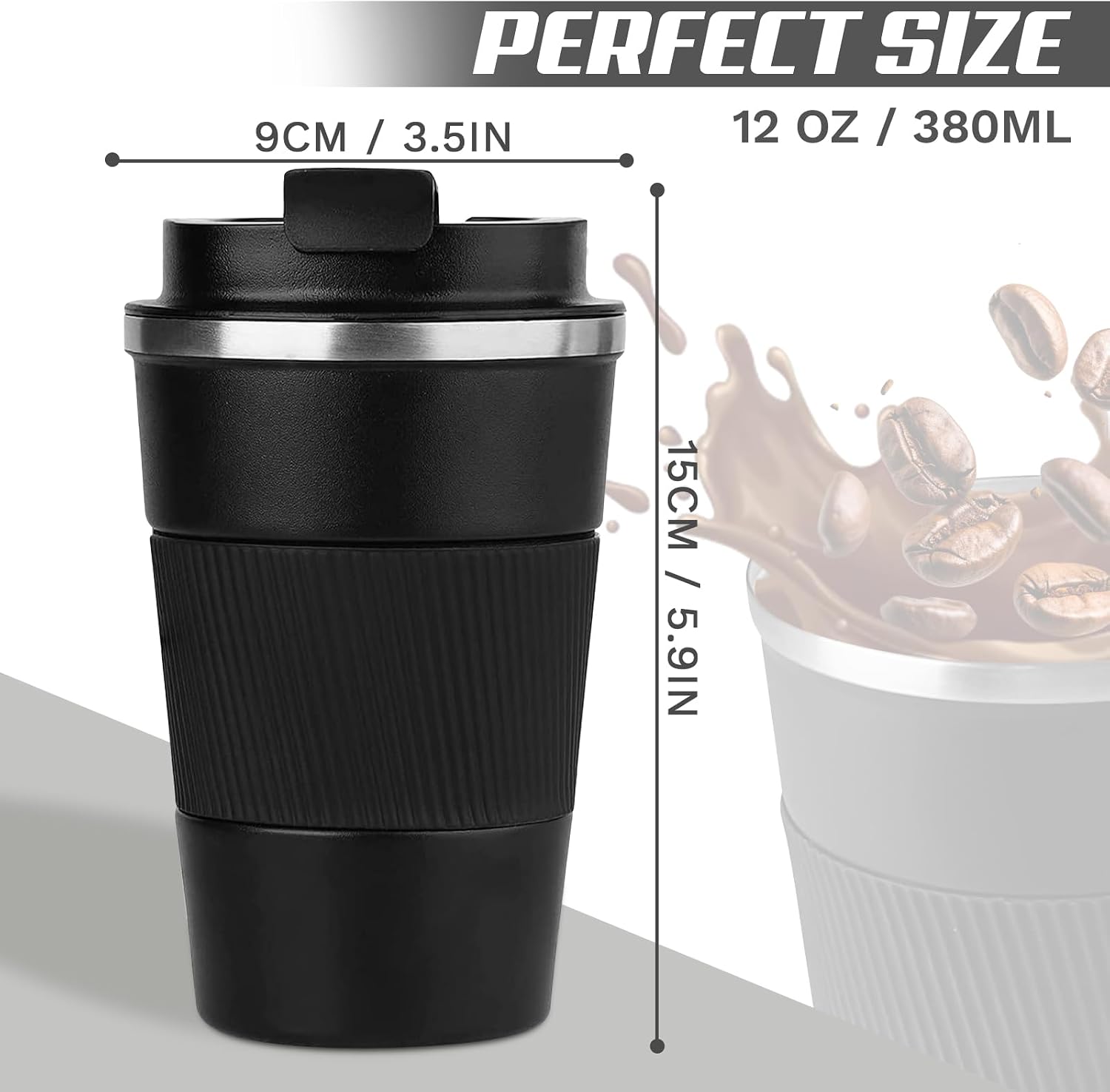 Detalle 2 de SPLMIFA 12OZ Travel Coffee Mug