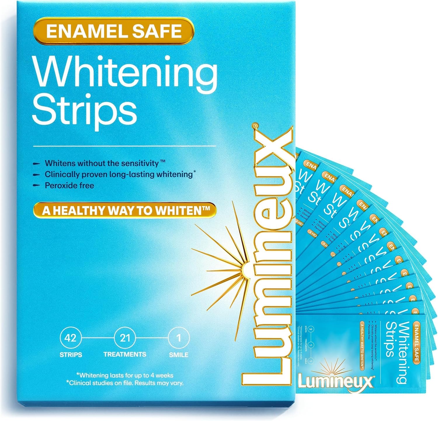 Detalle de Lumineux Teeth Whitening Strips 21 Treatments 😁