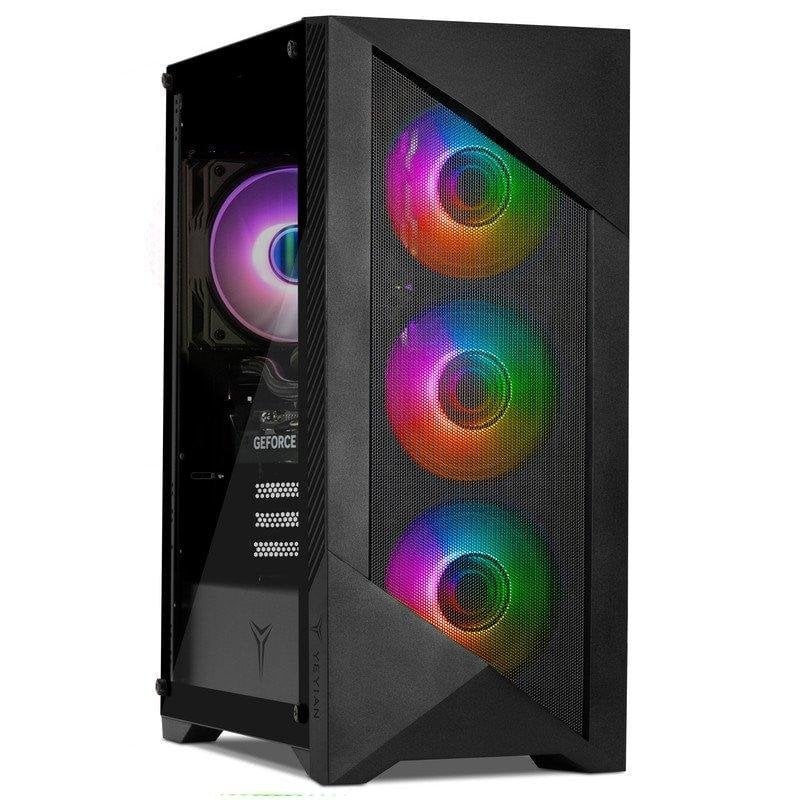 Imagen de PC Sobremesa YEYIAN Edge YPI-ED44F0C-5601ESP: i5-14400F, 32GB, RTX 5060, 1TB SSD, Windows 11 en OfertitasTOP