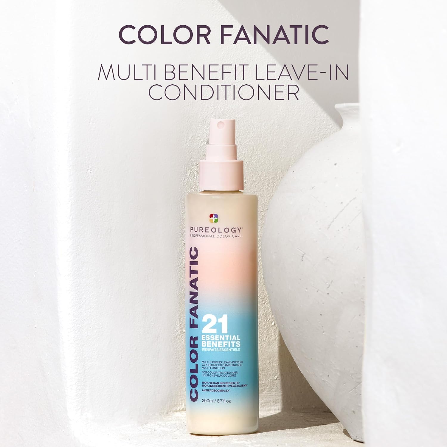 Detalle 2 de Pureology Color Fanatic Multi-Tasking Leave-In Conditioner Spray (200ml) for colour-treated hair