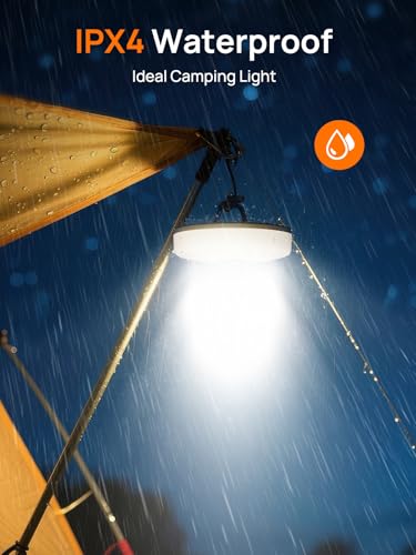 Detalle 2 de ACSO Camping String Lights: 32.8ft USB-C Rechargeable Fairy Lights with 9 Modes