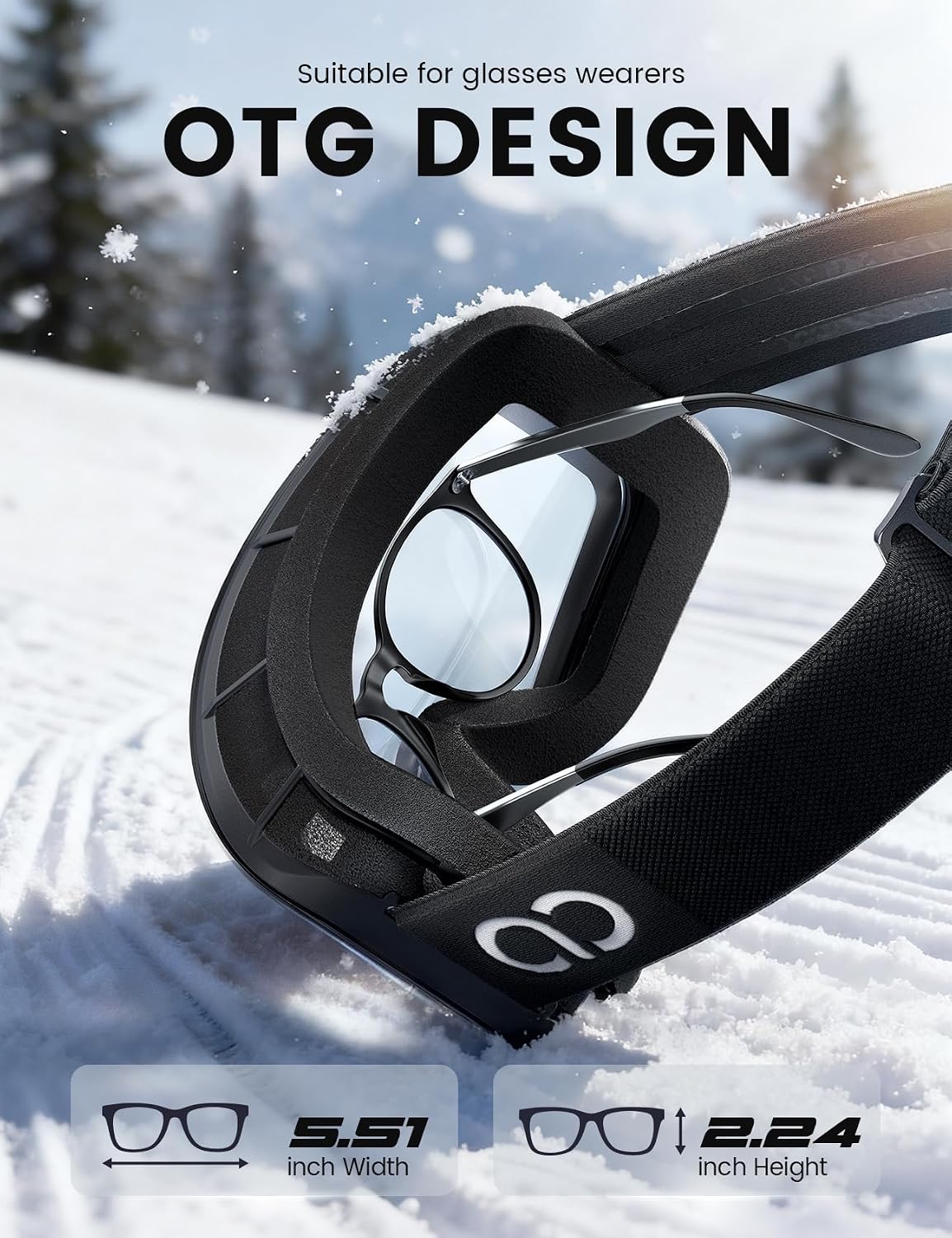 Thumbnail 5 de Lamicall Ski Goggles OTG Cat 3