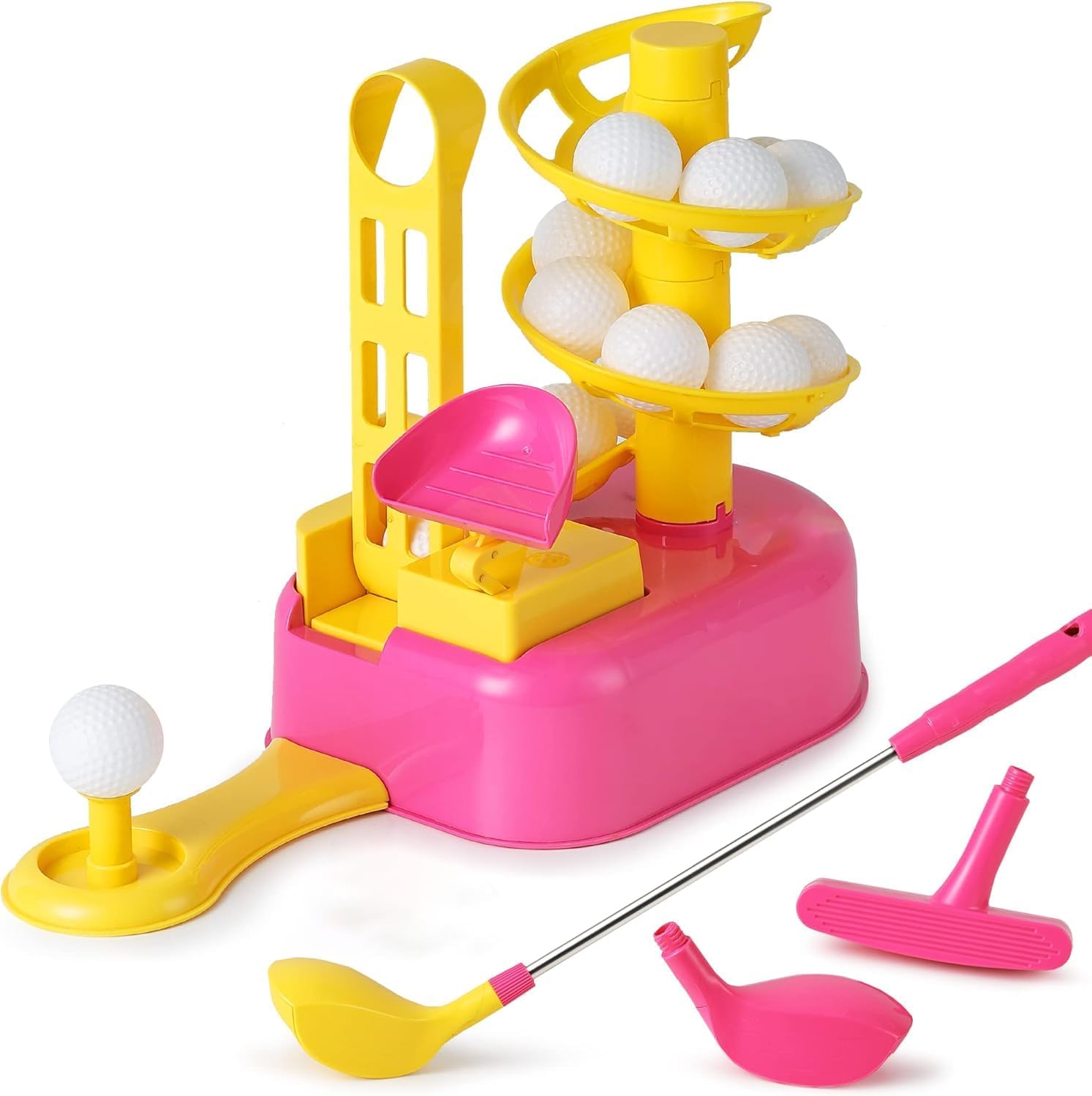 Detalle 2 de iPlay iLearn Kids Blue Golf Toy Set (Left & Right Club Heads) for Ages 3–5