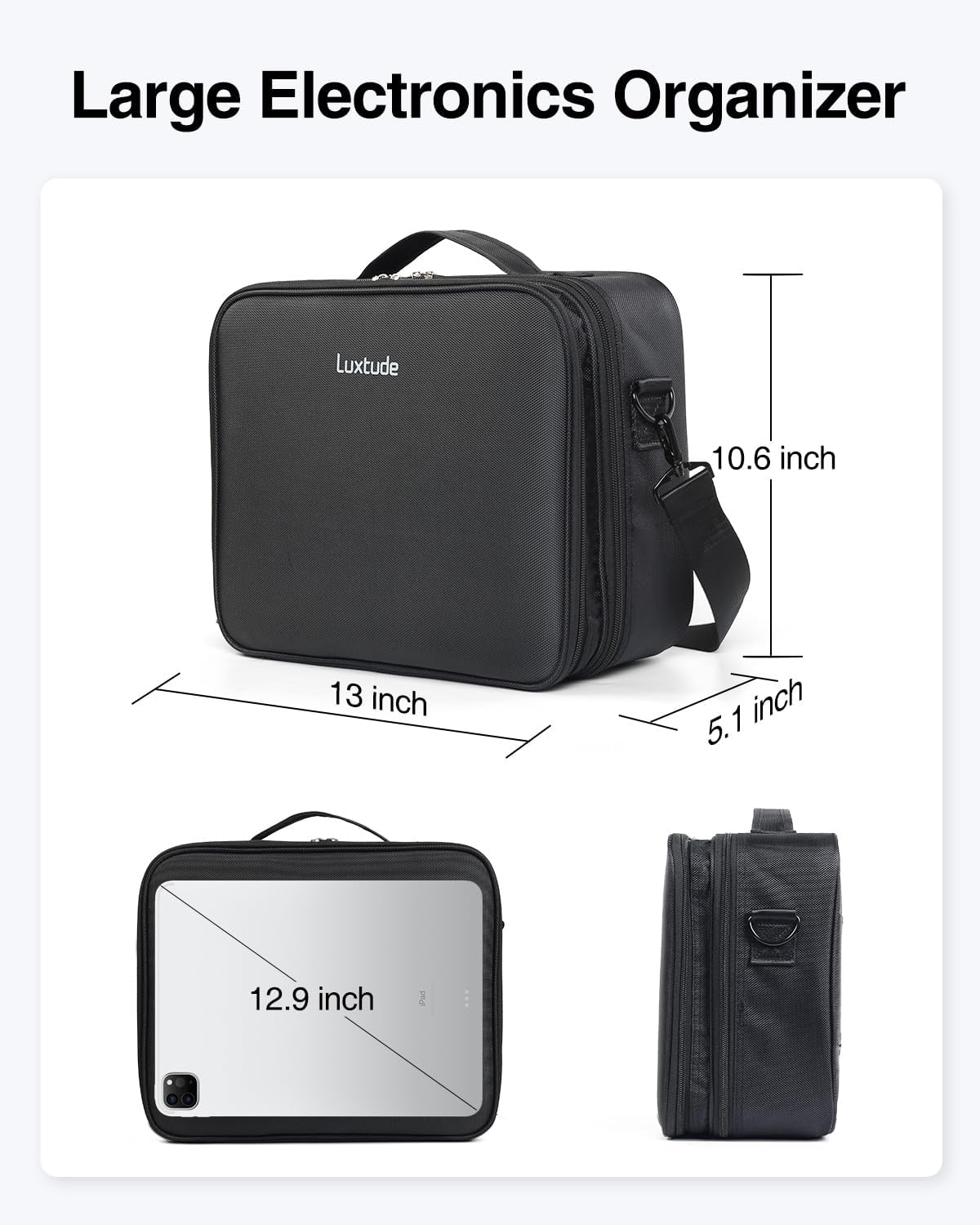 Thumbnail 5 de Luxtude EVA Large electronics organiser 13in