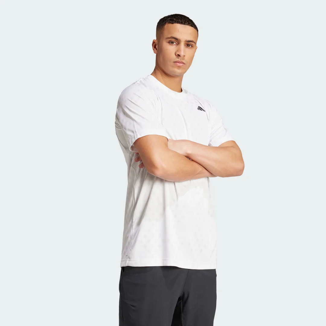 Thumbnail 2 de Camiseta Club Tennis Climacool Graphic de adidas en blanco