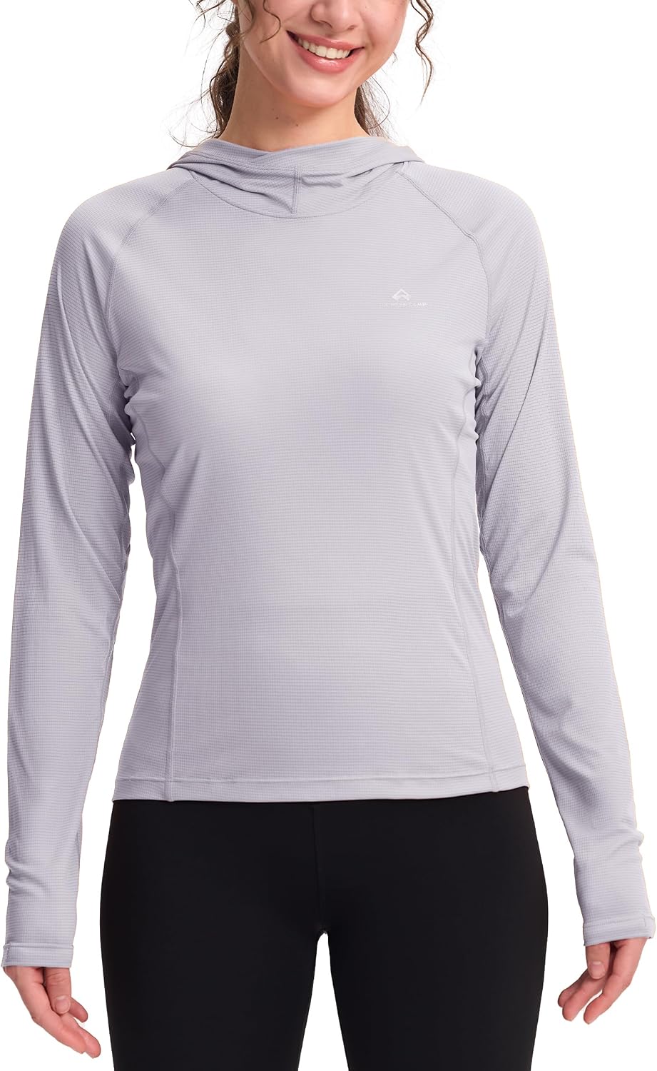 Thumbnail 6 de Pioneer Camp UPF23+: maglietta sportiva da donna leggera con cappuccio per trekking