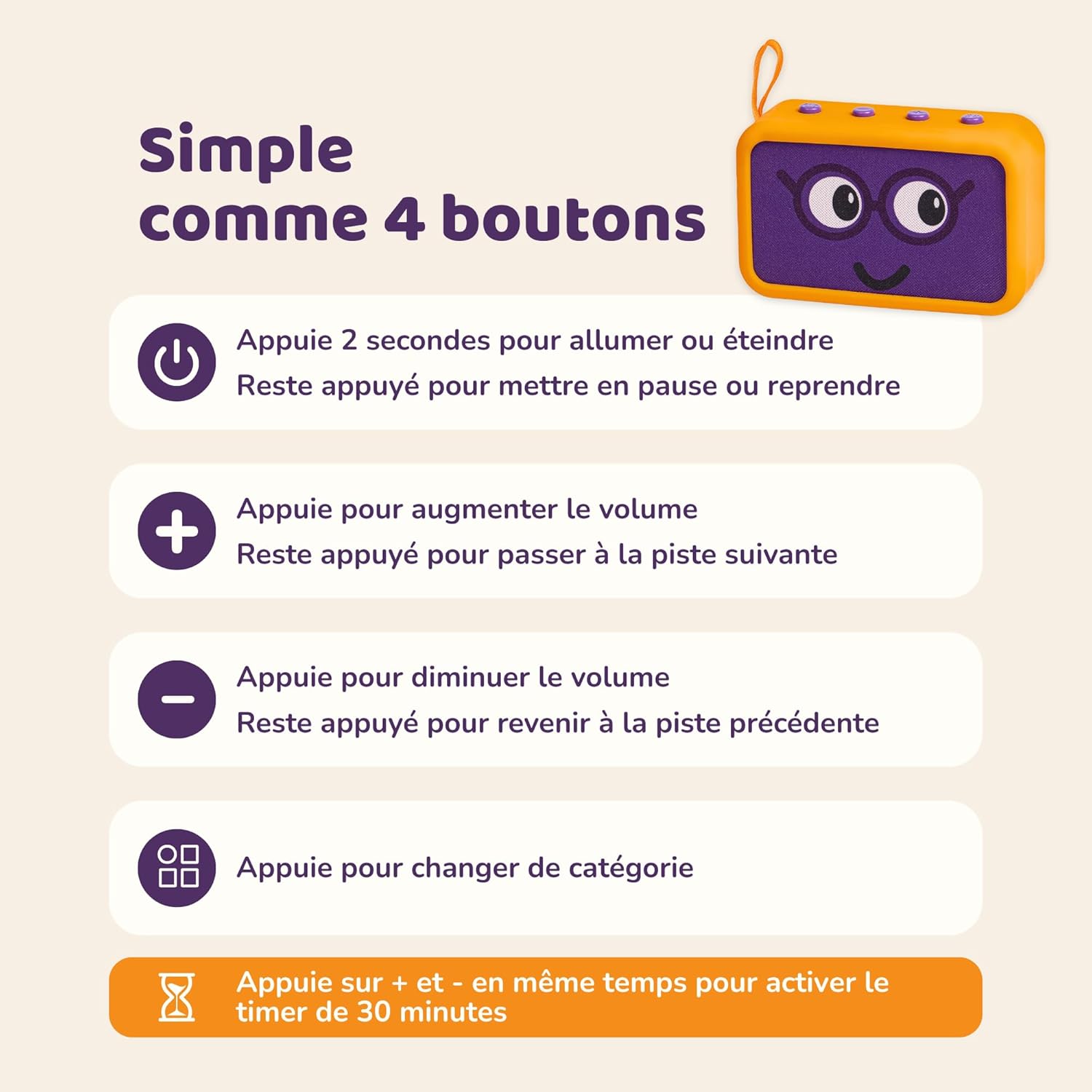 Thumbnail 6 de Miko – Boîte à Histoires Enfant 3-8 Ans : Conteuse Audio sans écran, 120 histoires incluses