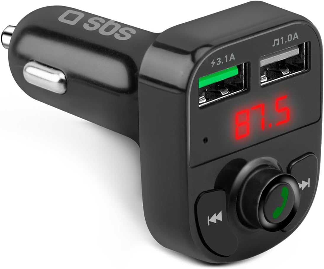 Detalle de SBS 15-W Autoladegerät Bluetooth FM-Transmitter