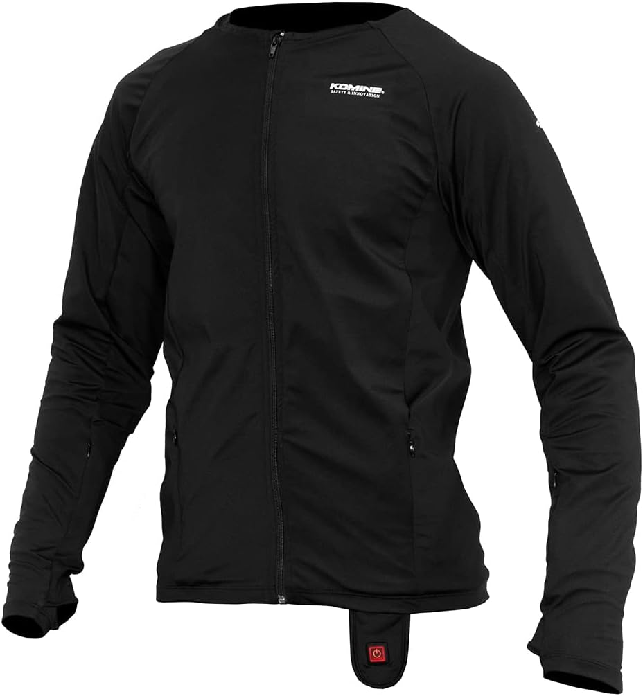Detalle de コミネ EK-317 バイク用12VストレッチE-ミドルインナーウェア WP ブラック 2XL