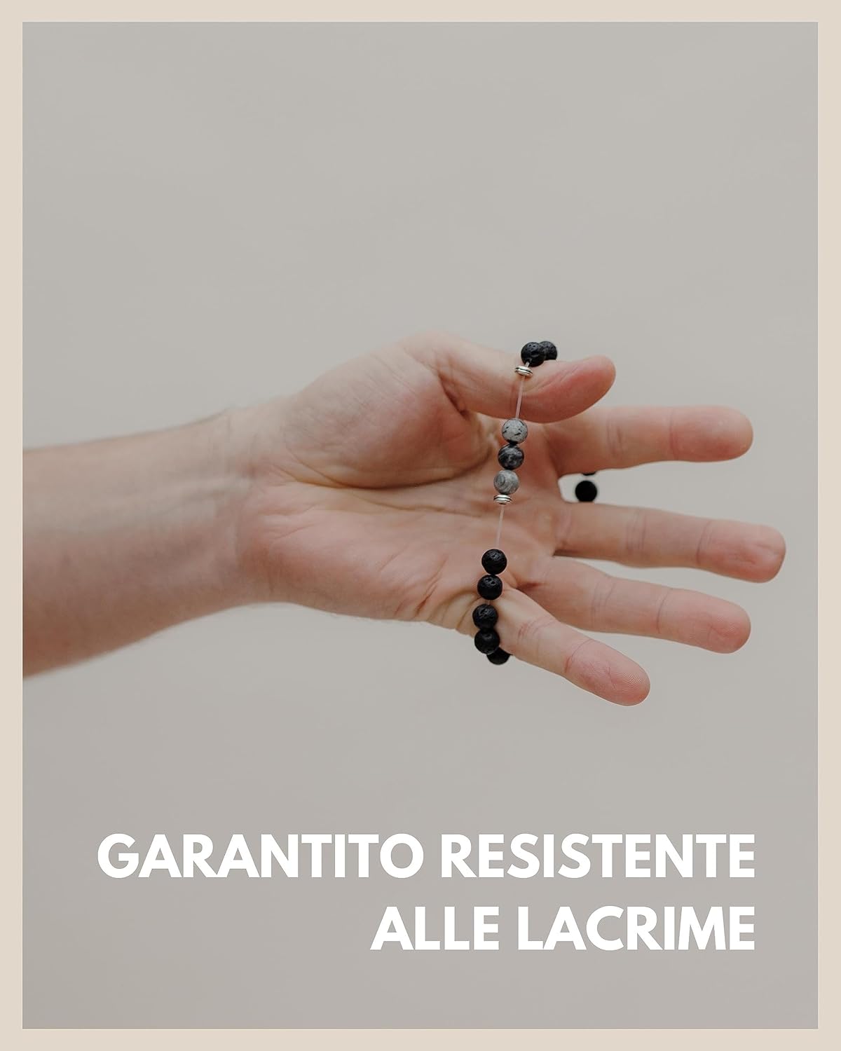 Thumbnail 2 de GD GOOD.designs Bracciale Chakra lava 16–20 cm