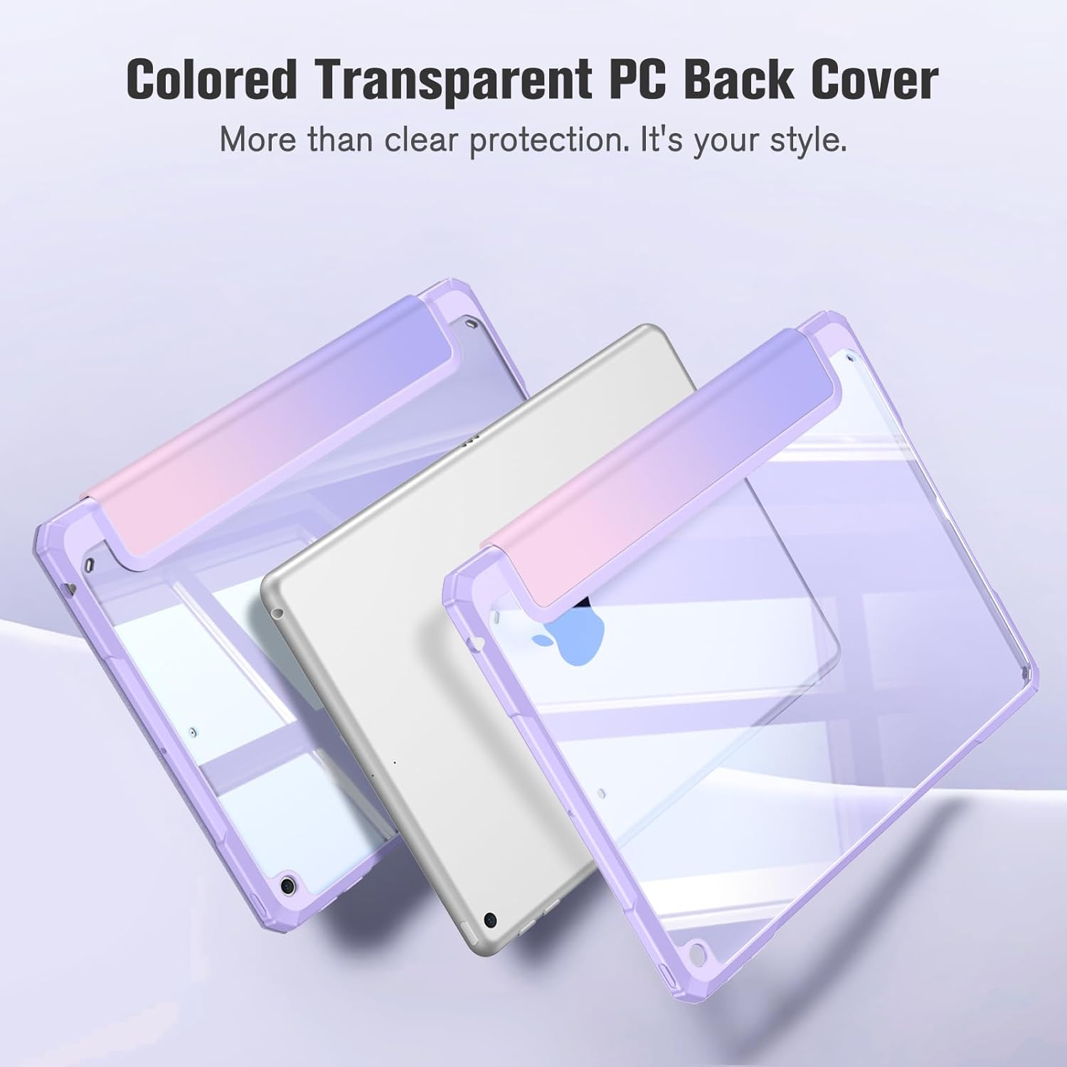 Thumbnail 4 de FINTIE Hybrid Case for iPad 9th/8th/7th Generation (10.2-inch, 2021/2020/2019) with Clear Back Shell