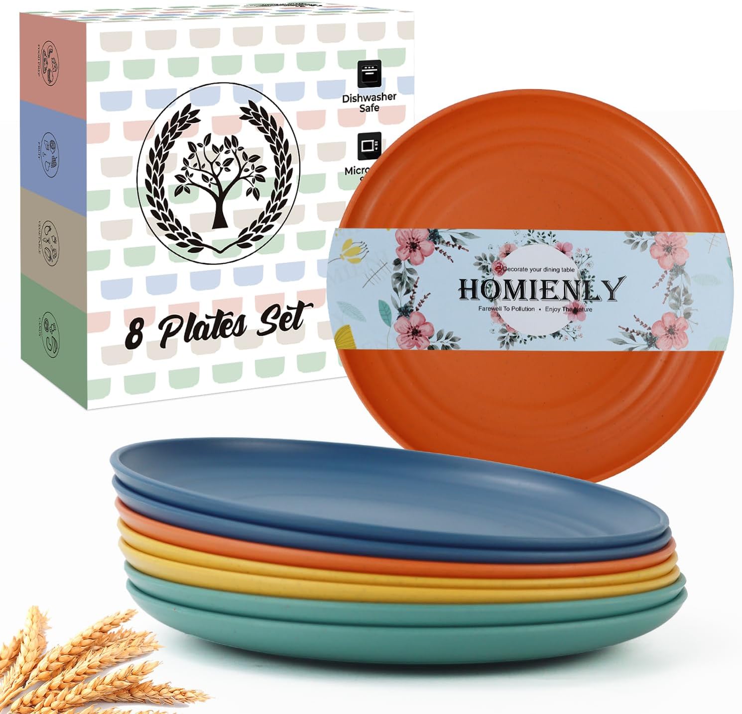 Detalle de Homienly 5.7 Inch Mini Plates 🍽