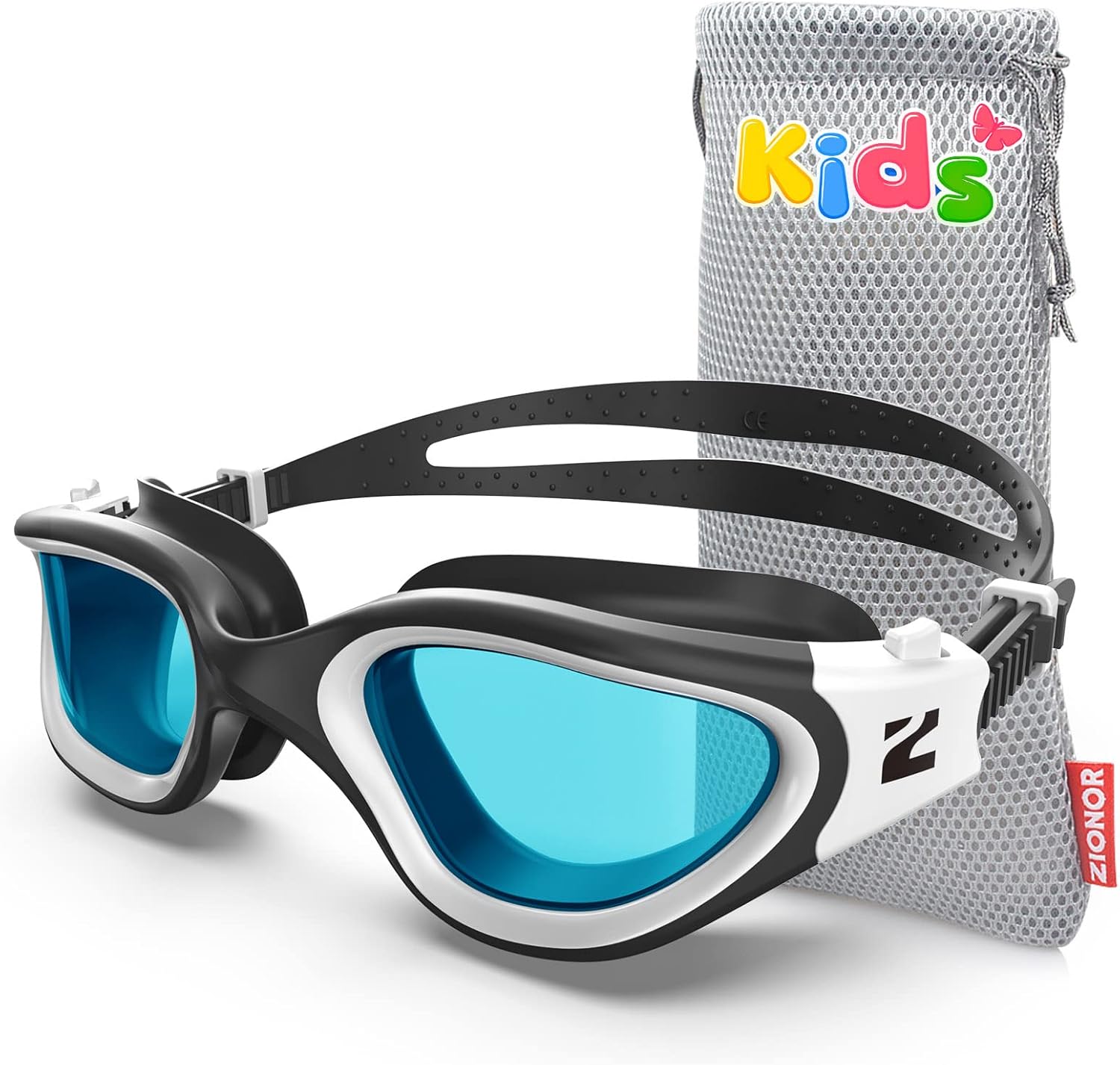 Detalle de ZIONOR G1MINI: gafas de natación para niños (6–14 años), comodidad y antivaho para jóvenes nadadores
