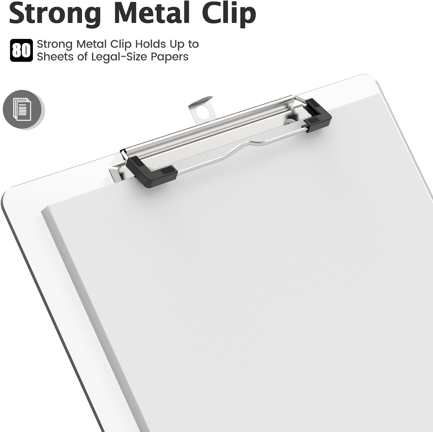 Thumbnail 4 de Macroclo Legal-Size Clipboard Set, Plastic