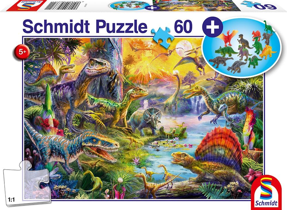 Thumbnail 3 de Schmidt Spiele Dinosaurier 60 Teile Puzzle