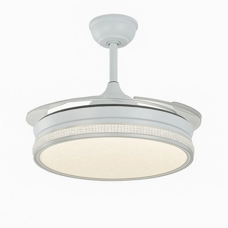 Detalle 2 de Klack Aspas Retráctiles ventilador 106 cm LED