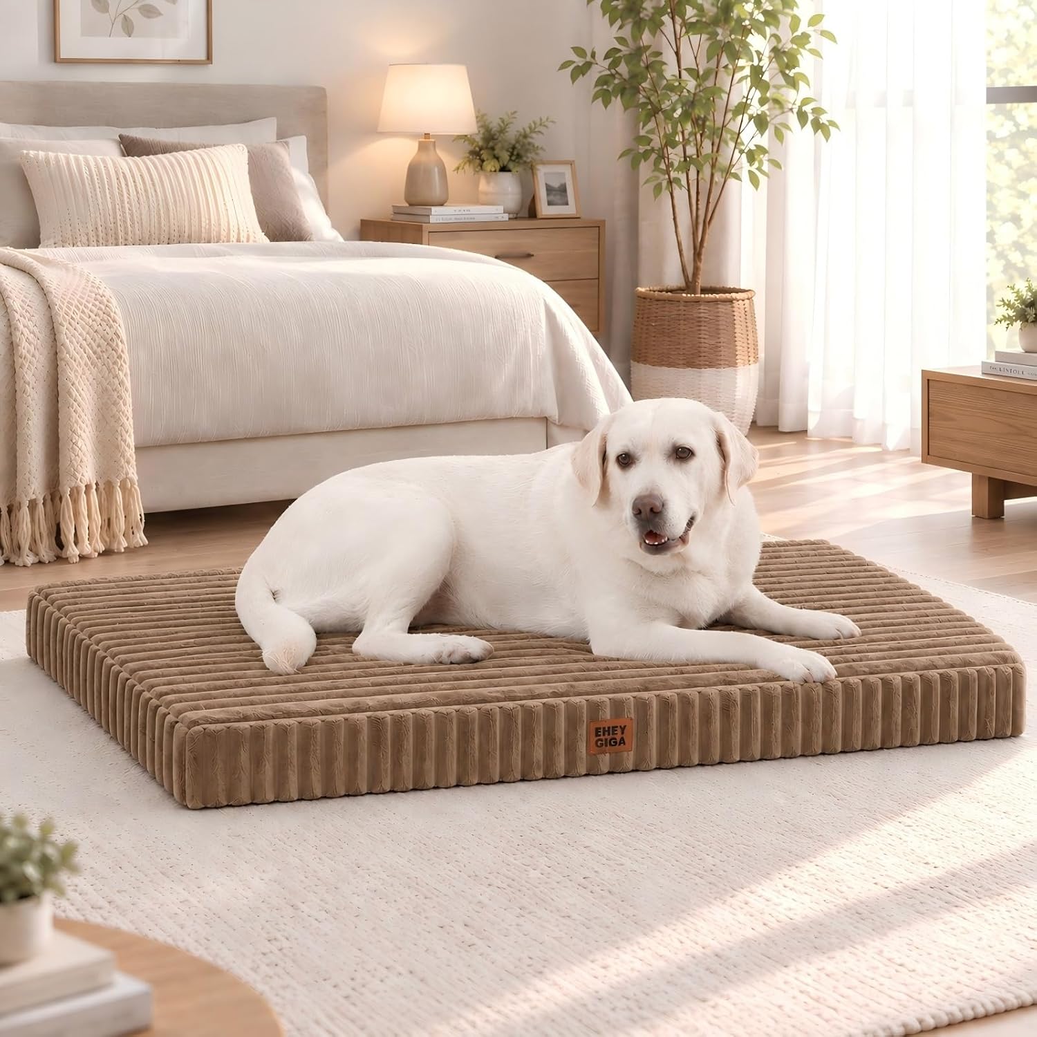 Detalle de EHEYCIGA Orthopedic Dog Bed 44 x 32 Inches